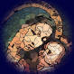 Stained-glass Picture of Madonna and Baby Jesus produced by Computer Vision Lab 