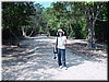 14 Walking on a path paved with white sand bags (all broken now).jpg