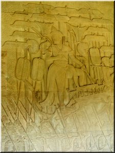 02-08-03 Angkor Wat --- King Suryavarman II at the start of a procession.jpg