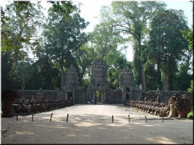 03-07-04 Preah Khan --- A naga bridge showing the story of Churning of Milk Sea.jpg