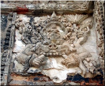 04-07-01 Preah Ko --- God Indra on a makara (sea monster).jpg