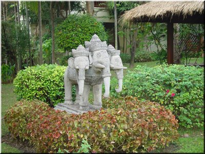 05-01-02 Sofitel Hotel --- A statue of the 3-headed elephant Airavata (vehicle of God Indra).jpg