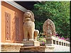 05-02-02 Cambodian Cultural Village --- Statues of a naga and a lion.jpg