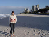 Strolling at Gold Coast Beach