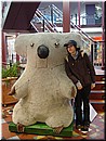 Day 2 - 09 What a big koala (a stuffed toy in Echo Point Restaurant).jpg