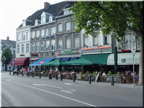 Day 07.13 (Holland)-A typical scene of beer restaurants around a plaza seen in Holland (here is Market Place in Maastricht).jpg