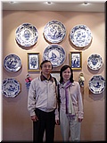 Day 03.10 (Holland)-In a pottery shop in Delft (blue Delft pottery is famous).jpg