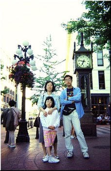 17 In front of a steam clock in Granville Street Mall, Vancouver (July 31).jpg