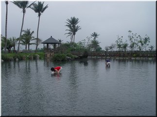 03 We may fish by hand in this pond in the restaurant.jpg