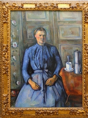 20-Woman with a coffee pot by  Paul Cezanne