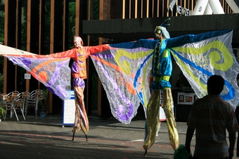 12-The first in-street show we saw in the expo -- impressive
