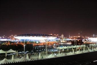 33-The night scene of the expo was colorful