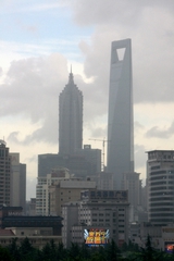 08-The building with a top hole is Shanghai World Financial Center (SWFC)
