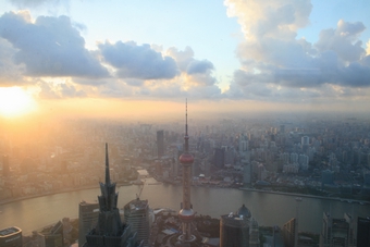 07-Puxi seen from about 90th floor