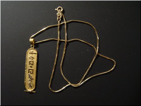 04 A Necklace bought by Mamma with hieroglyphic letters of her name Chih-Hua (bought on the ship).JPG