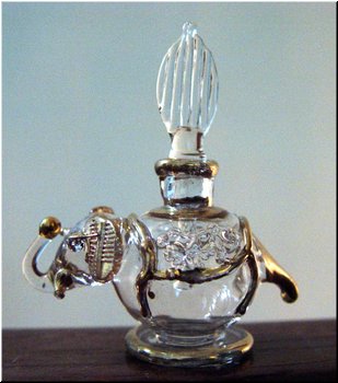 07 An elephant-shaped perfume bottle (bought in Khan al-Khalili Market in Cairo).JPG