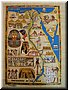 11 A papyrus map of Egypt (bought in Golden Eagle Papyrus shop in Cairo).JPG