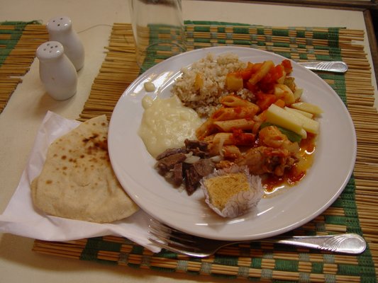 Egypt 2004---D03-06-05 Lunch meals & fiteers we had at Princess Resort in Memphis.jpg