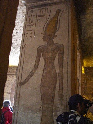 Egypt 2004---D08-02-20 A painting of Goddes Hathor.jpg