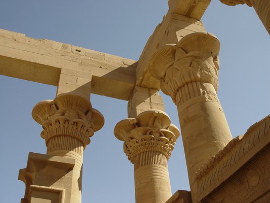 Egypt 2004---D08-04-04 Beautiful pillar heads in Temple of Philae.jpg
