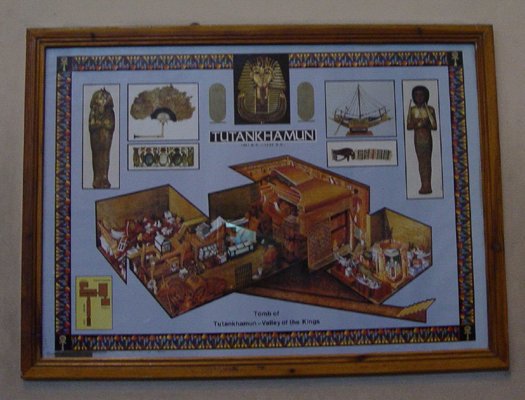 Egypt 2004---D09-03-12 An illustratio of Tomb of Tutankhamen when found.jpg