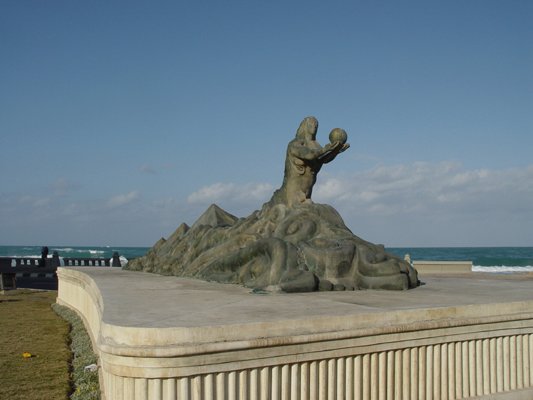 Egypt 2004---D12-01-02 A sculpture at Alexandria sea shore.jpg