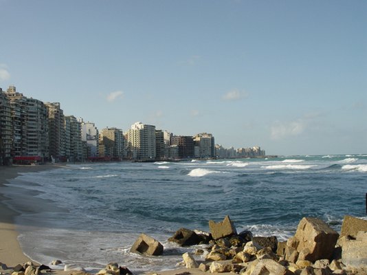 Egypt 2004---D12-01-03 A scene of Alexandria sea shore.jpg
