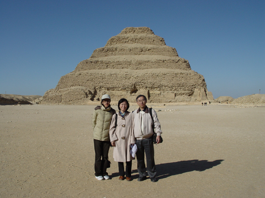 Day 03_04_02 Step Pyramid built by King Djoser at Saqqara near Cairo