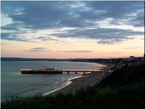 14 Sunset scene at seashore of Bournemouth, UK.jpg