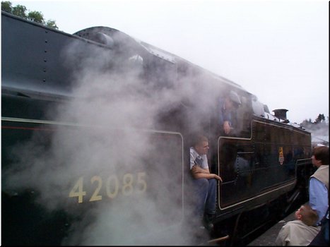 46 A steam locomotive of train riding from Haverthwaite to Lakeside, UK.jpg
