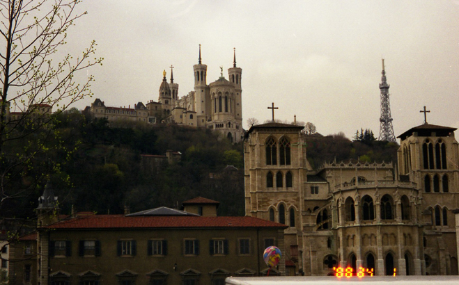 04-01-02-02 The Basilique de Fourviere (late 19th century) in Lyon, France