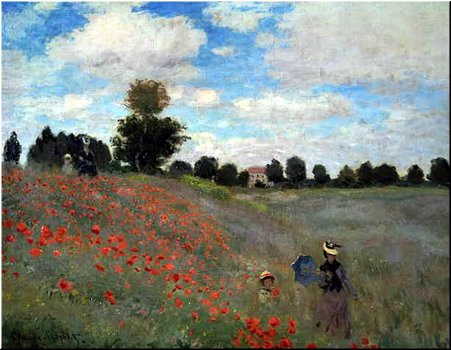 04-06-04-09 A painting by Monet - Poppies, Near Argenteuil..jpg