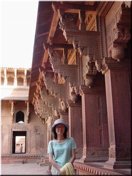 Day 5 --- 07 Agra Fort (Red Fort)(in Jehangir's Palace).jpg
