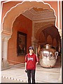 Day 3 --- 02 City Palace Museum, Jaipur (before world-largest sterling silver vessels).jpg