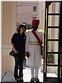 Day 4 --- 07 With an Indian gentleman at Holiday Inn (lunch place).JPG
