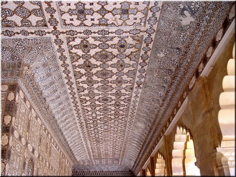 Day 4 --- 02-07 Amber Fort (Sheesh Mahal with thousands of little mirrors).jpg