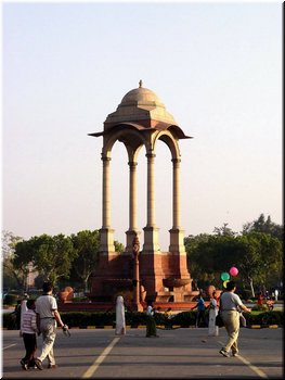 Day 6 --- 02-04 Touring Delhi (A cupola near India Gate).jpg