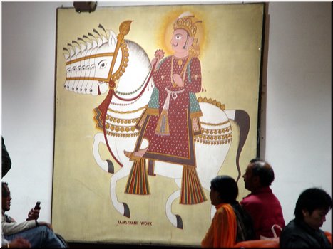 Day 7 --- 01-01 Way home (a painting seen at Delhi Airport).jpg