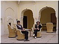 Day 2 --- 02-06 Mandawa Castle (easy time in a courtyard).jpg