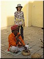 Day 3 --- 02-06 City Palace Museum, Jaipur (at a rattlesnake charmer).jpg