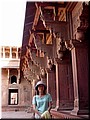 Day 5 --- 02-03 Agra Fort (courtyard of Jehangiri Mahal).jpg