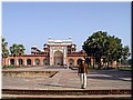 Day 6 --- 01-03 Akbar's Mausoleum (background is the building holding the tomb).jpg