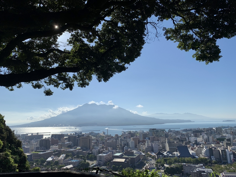 Japan 2024---04-01-01_A pretty scene of Sakurajima at the backgound of Kagoshima City.jpg
