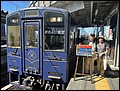 Japan 2024---03-05-01_Taking a memory shot before the Orange-Railway Train starts from Yatsushiro.jpg