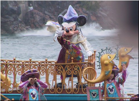 46 Disney Sea -- Mickey in a parade on water.jpg