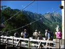 02-04-04 Kamikochi (Upper Highland) in Middle Mountain National Park - on a bridge.jpg