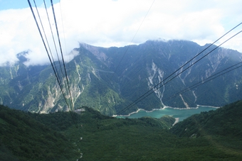 03-07-01 Taking aerial tramway (cable car) up to Daikanbo