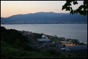 02-05-01 A glance at Suwa Lake at a nearby rest area.jpg