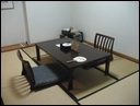 05-12-03 Pastor Hotel with Gero Hot Spring in Gero City -  room table.jpg