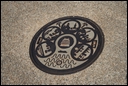 06-03-02 A mark plate of Tenshukaku.jpg